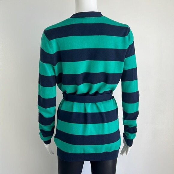 Vineyard Vines Striped Tie Waist Cardigan - XS - Picture 4 of 6